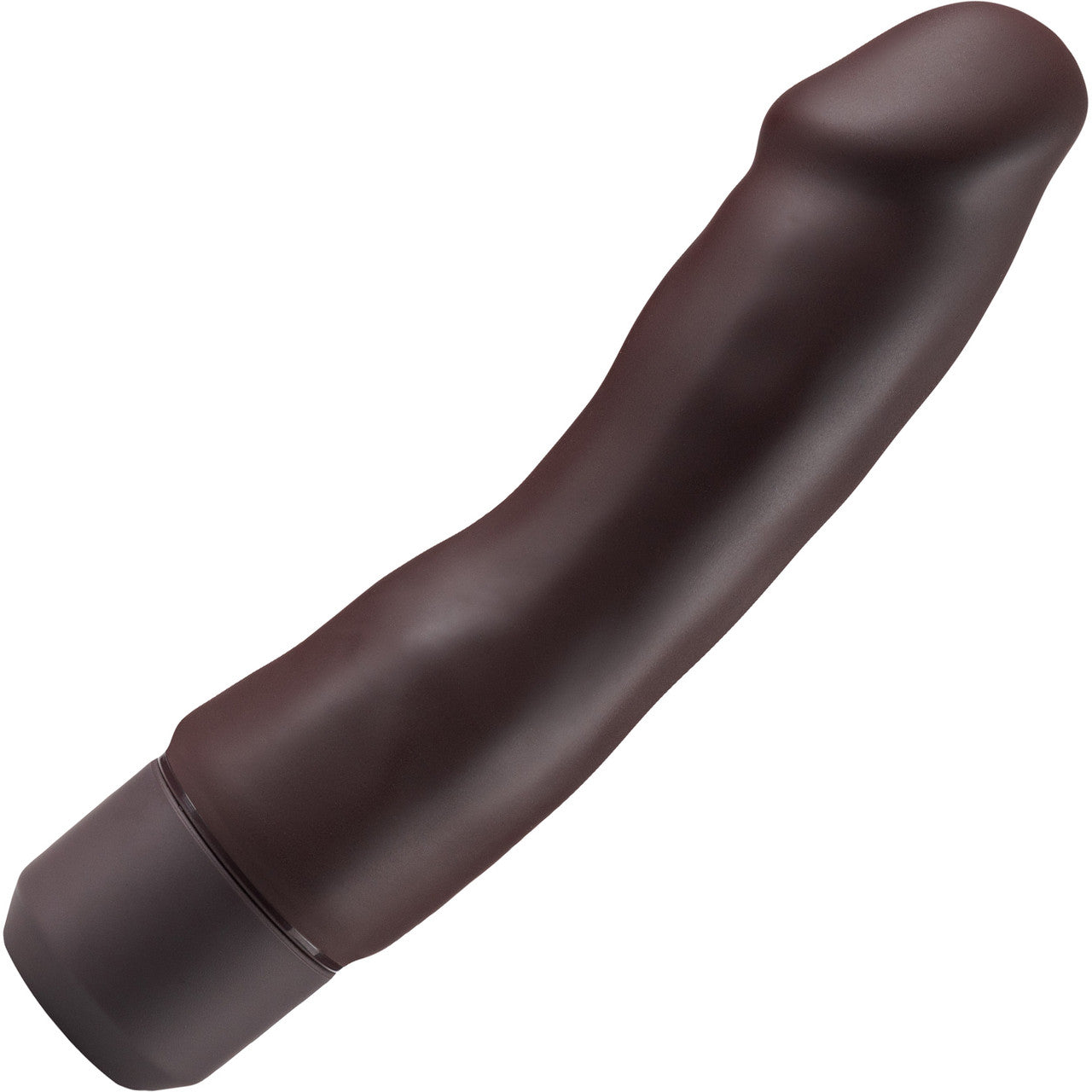 Dr. Skin Silicone Dr. Steve Waterproof Vibrating 7" Dildo By Blush - Chocolate