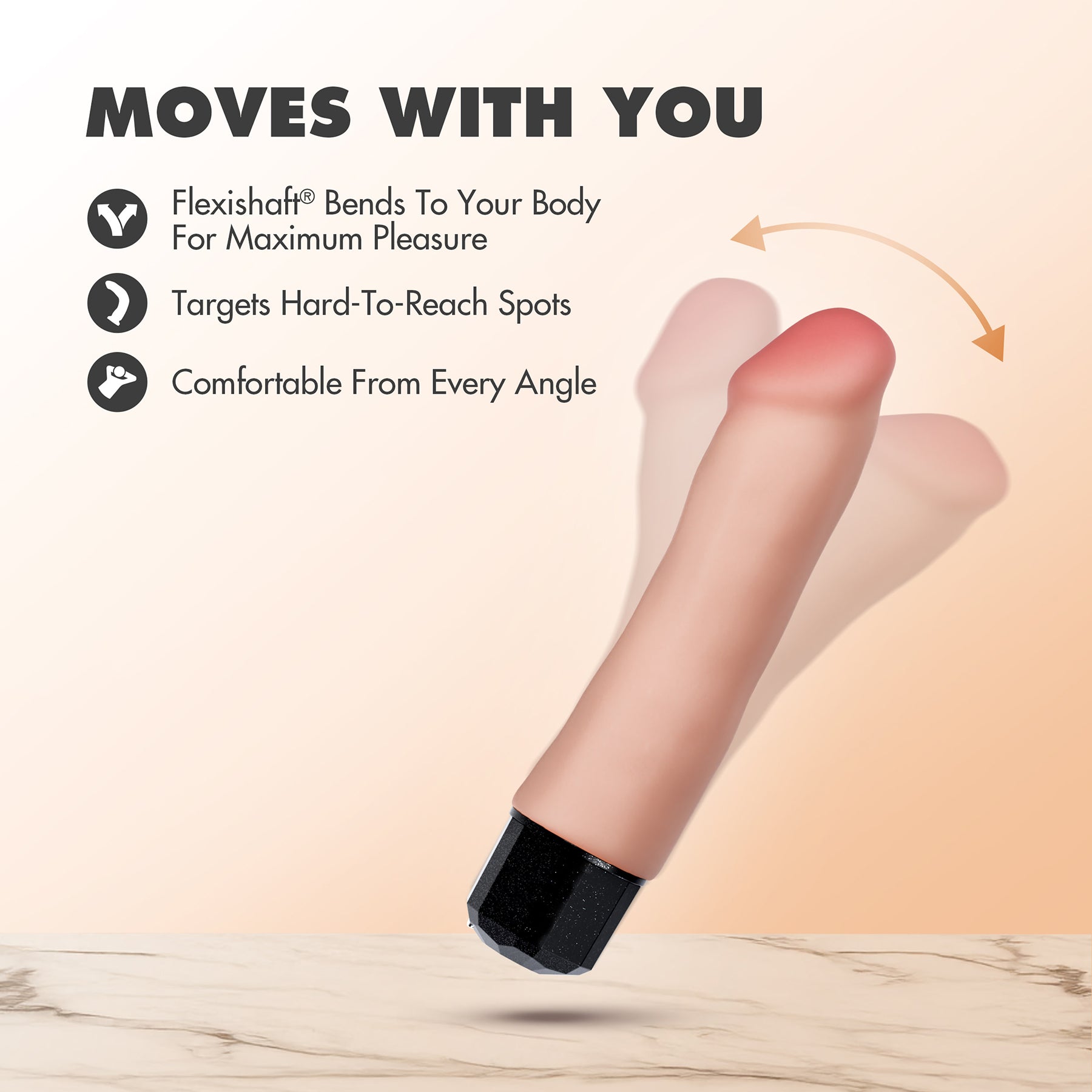 Dr. Skin Silicone Dr. Avery Waterproof Vibrating 7.5" Dildo By Blush