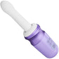 Temptasia By Blush Violet Vixen Rechargeable Silicone Thrusting Dildo Vibrator With Suction Cup Mount