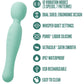 The Blush Collection Amelia Dual-Sided Silicone Wand Vibrator