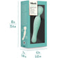 The Blush Collection Amelia Dual-Sided Silicone Wand Vibrator