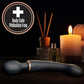 Lush Gia Rechargeable Silicone Dual Use Wand Style Vibrator By Blush - Black