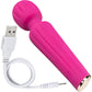 Lush Allana Rechargeable Silicone Wand Style Vibrator By Blush - Magenta