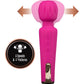 Lush Allana Rechargeable Silicone Wand Style Vibrator By Blush - Magenta