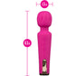 Lush Allana Rechargeable Silicone Wand Style Vibrator By Blush - Magenta