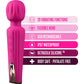 Lush Allana Rechargeable Silicone Wand Style Vibrator By Blush - Magenta