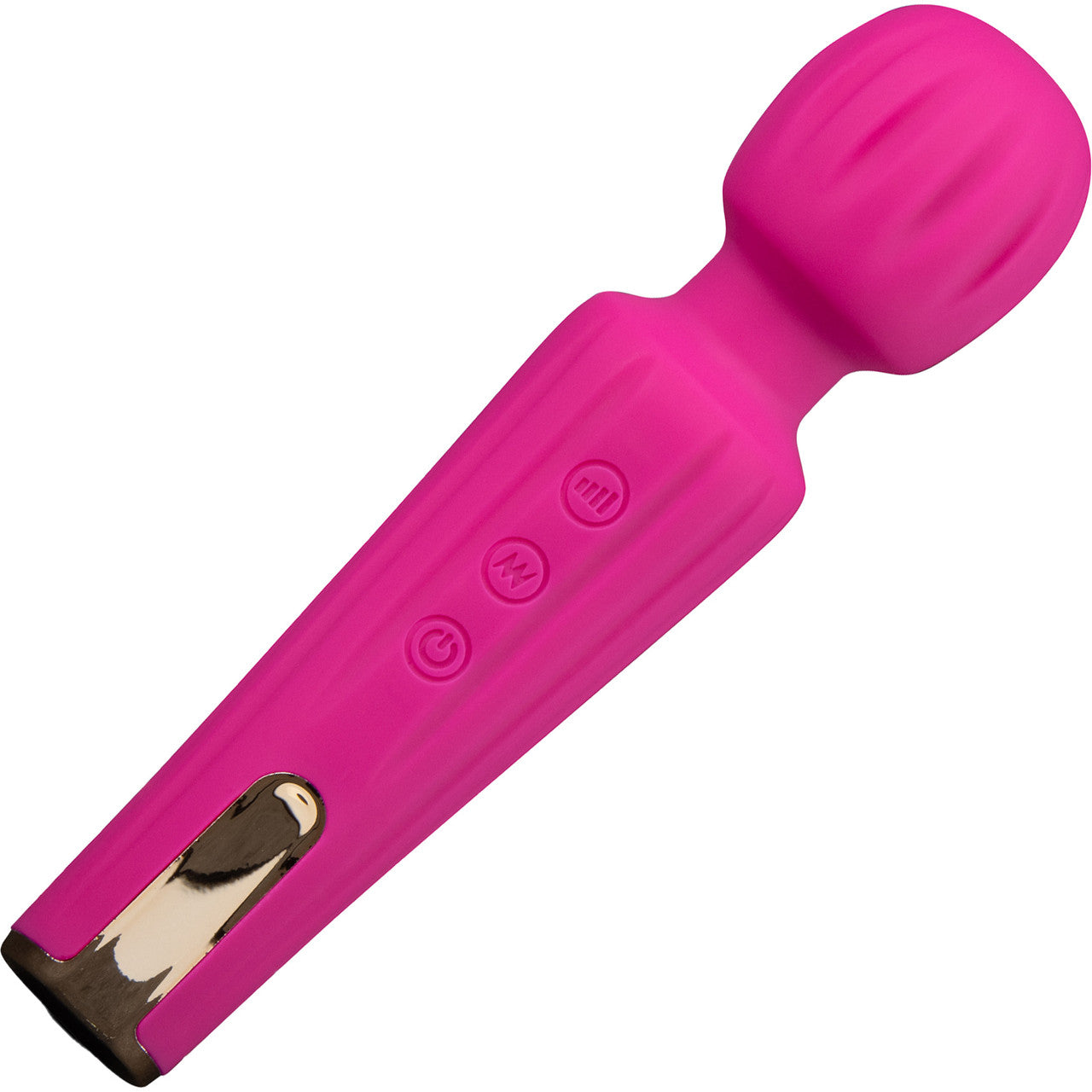 Lush Allana Rechargeable Silicone Wand Style Vibrator By Blush - Magenta