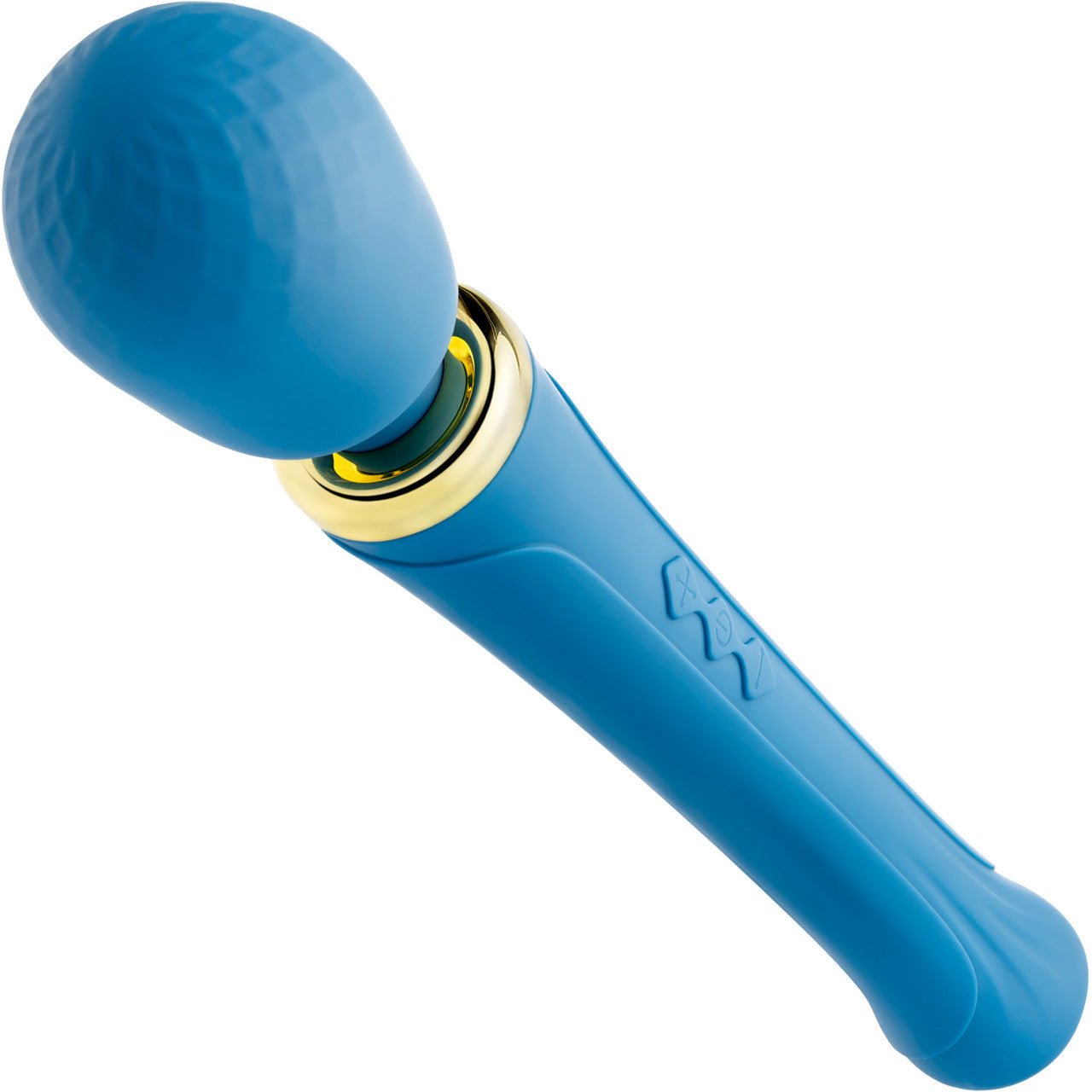 Dianna Rechargeable Waterproof Silicone Wand Style Vibrator By Blush - Teal