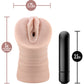 EnLust Ayumi Open Ended Vibrating Vagina Penis Masturbator By Blush - Vanilla