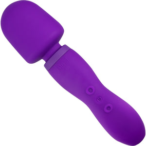 Wellness Dual Sense Rechargeable Silicone Dual Use Wand Style By Blush - Purple