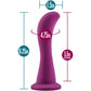 Temptasia Bellatrix Silicone Dildo by Blush Novelties - Plum