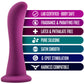 Temptasia Bellatrix Silicone Dildo by Blush Novelties - Plum