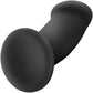 Temptasia Elvira Silicone Dildo by Blush Novelties - Black