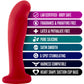 Temptasia Jezebel Silicone Dildo by Blush Novelties - Crimson