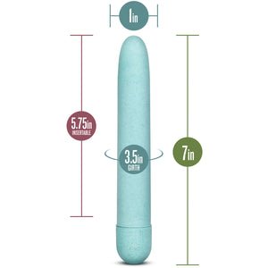 Gaia Eco Biodegradable & Recyclable Vibrator By Blush Novelties - Aqua