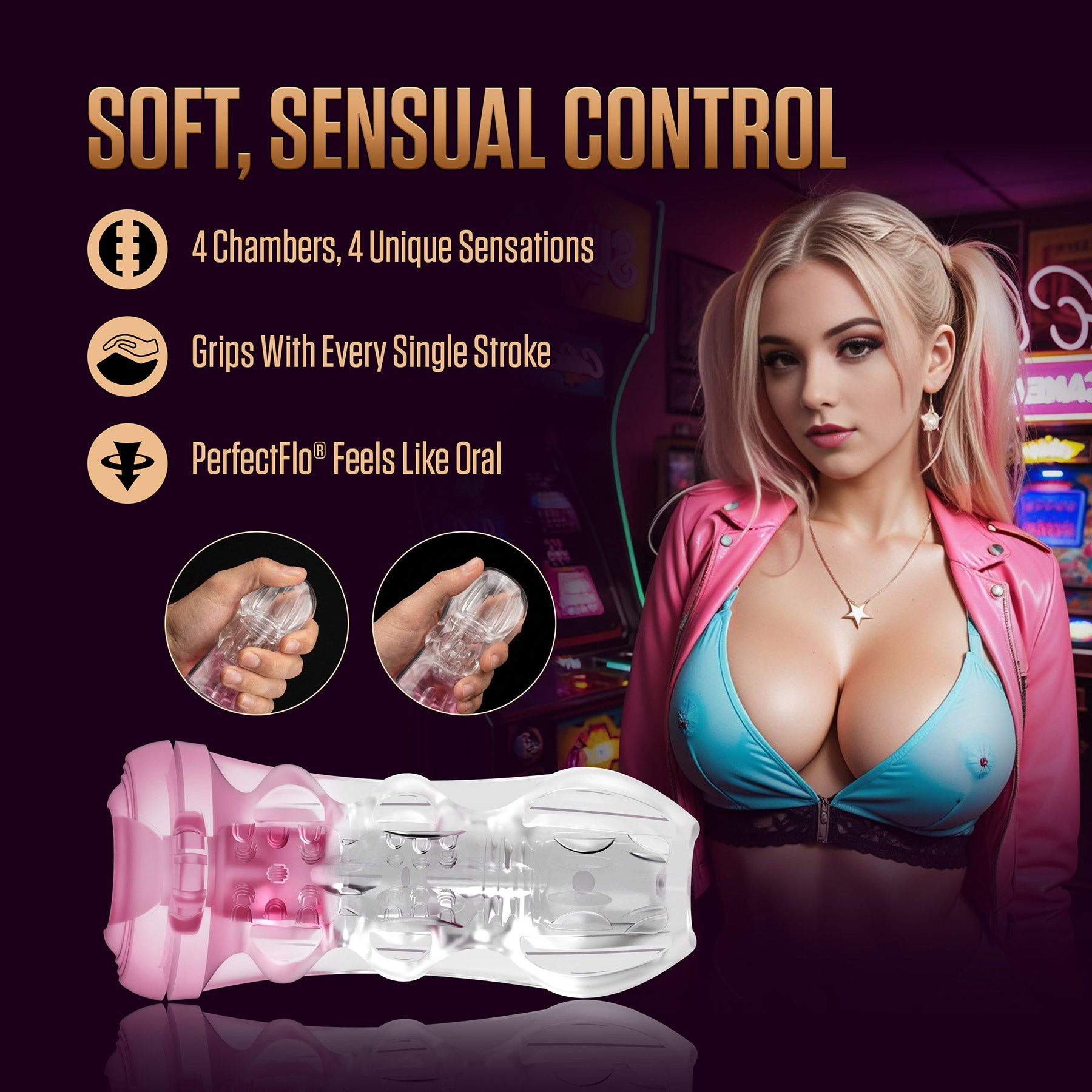 Enlust Candice Penis Stroker Masturbator