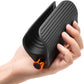 M Elite Platinum Wrapt Vibrating Rechargeable Silicone Penis Masturbator By Blush - Black