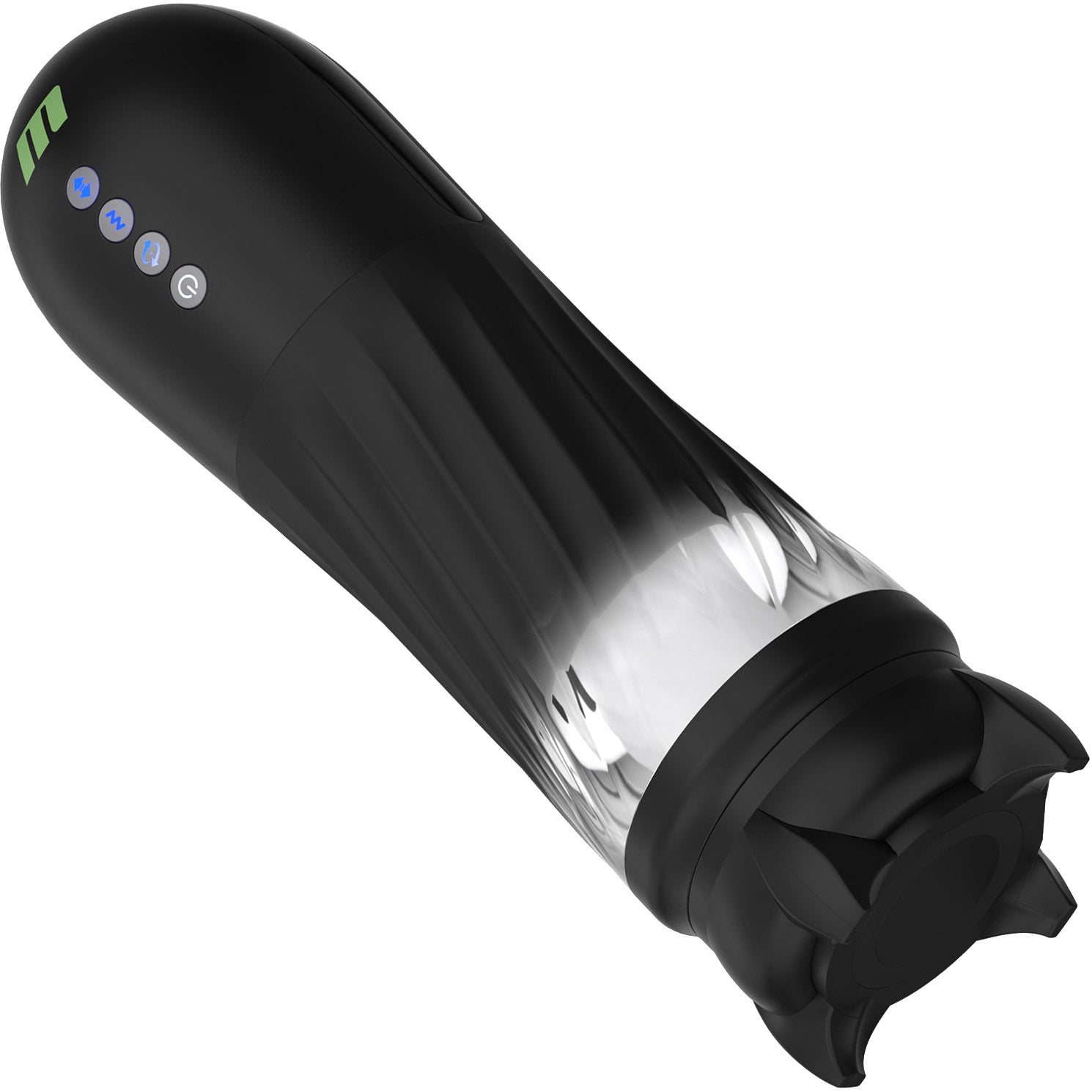 M For Men Quantum X Rechargeable Penis Stroker With Vibration