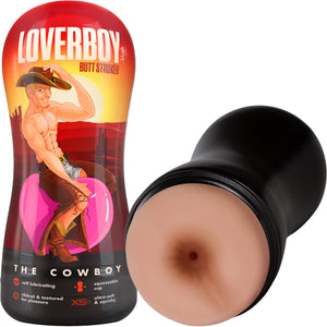 Loverboy The Cowboy Self Lubricating Anal Penis Stroker By Blush - Vanilla