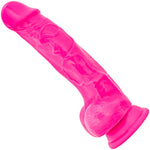 Ruse Hypnotize Silicone Suction Cup Dildo by Blush Novelties - Hot Pink