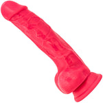 Ruse Hypnotize Silicone Suction Cup Dildo by Blush Novelties - Cerise