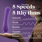 Impressions Ibiza Rechargeable Waterproof Silicone Vibrator With Suction Cup By Blush - Plum
