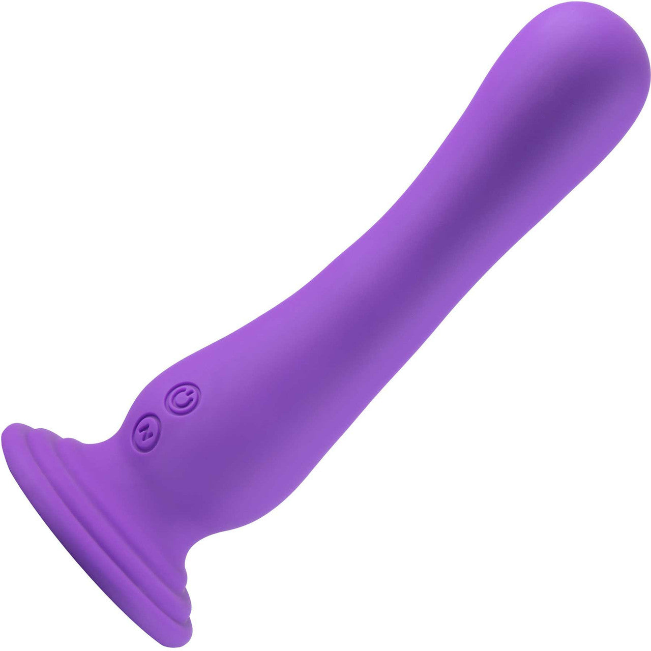 Impressions Ibiza Rechargeable Waterproof Silicone Vibrator With Suction Cup By Blush - Plum