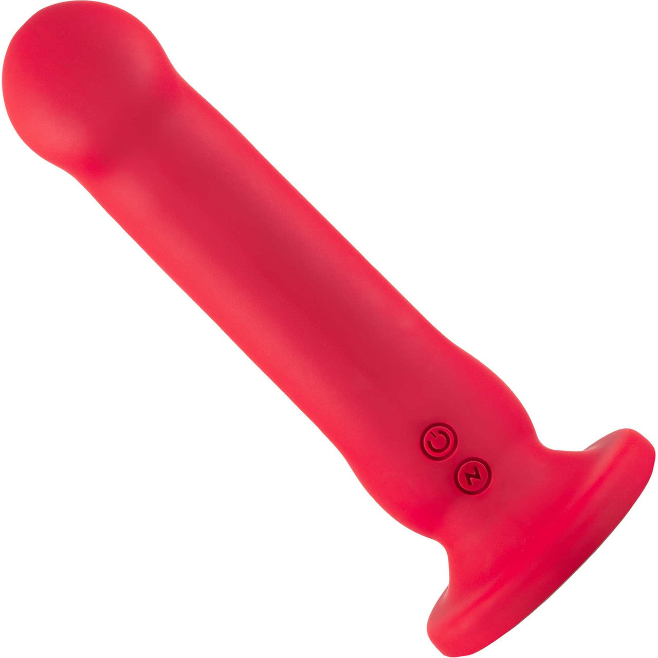 Impressions Las Vegas Rechargeable Waterproof Silicone Suction Cup Vibrator By Blush - Crimson