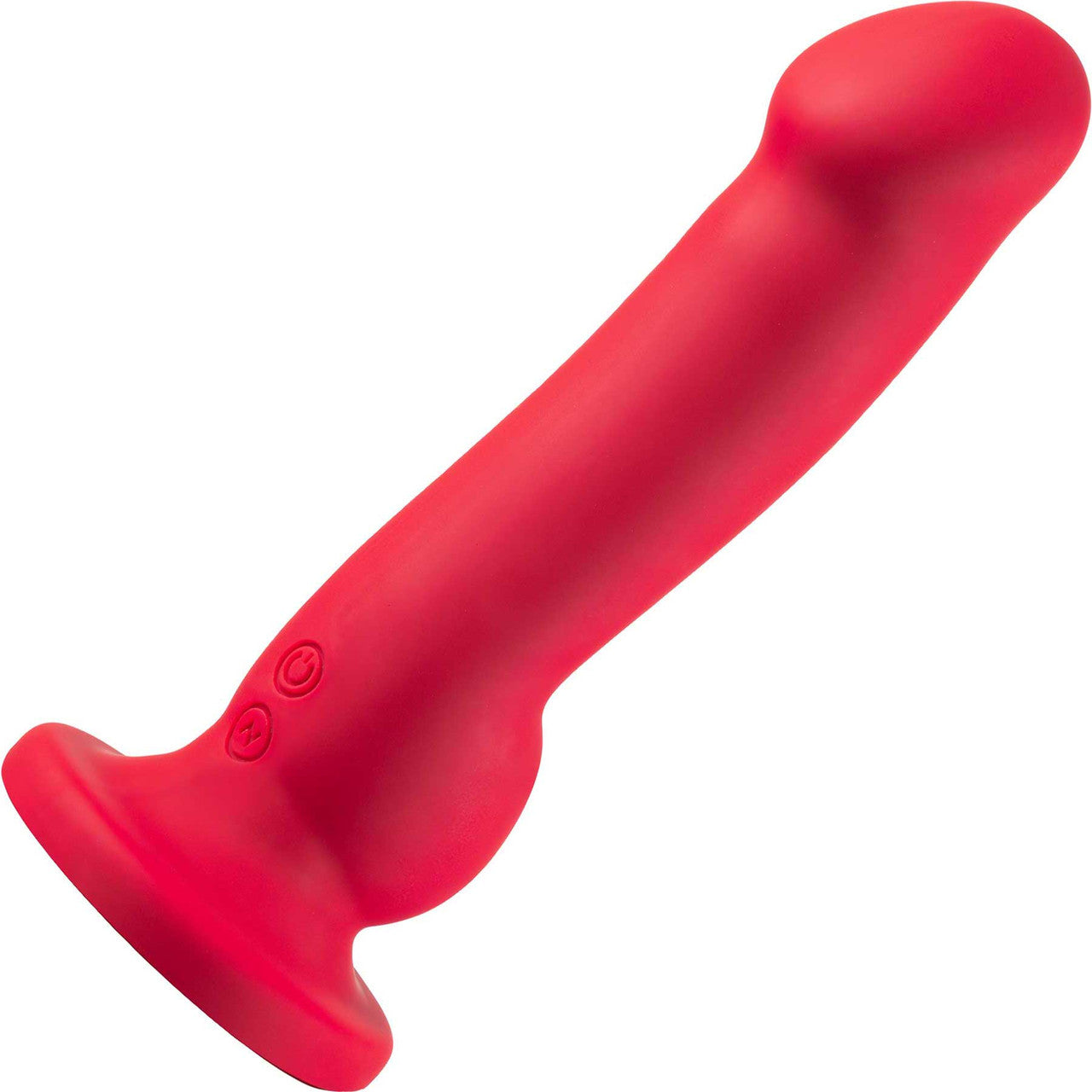 Impressions Las Vegas Rechargeable Waterproof Silicone Suction Cup Vibrator By Blush - Crimson