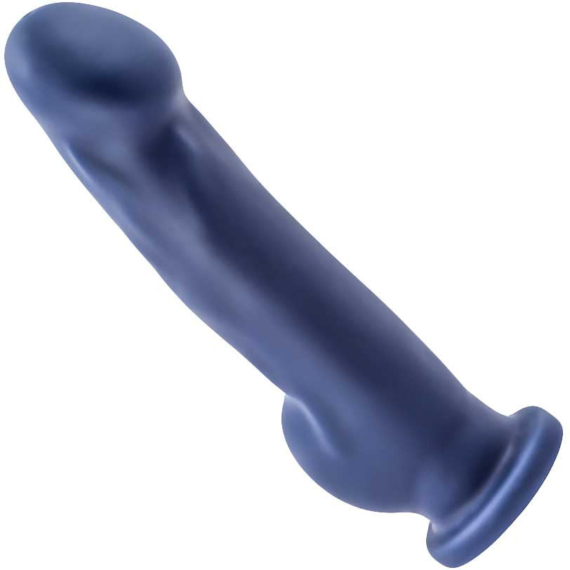 Avant D8 Ergo Silicone Suction Cup Dildo by Blush Novelties - Indigo