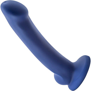 Avant D10 Ergo Mini Silicone Suction Cup Dildo by Blush Novelties - Indigo