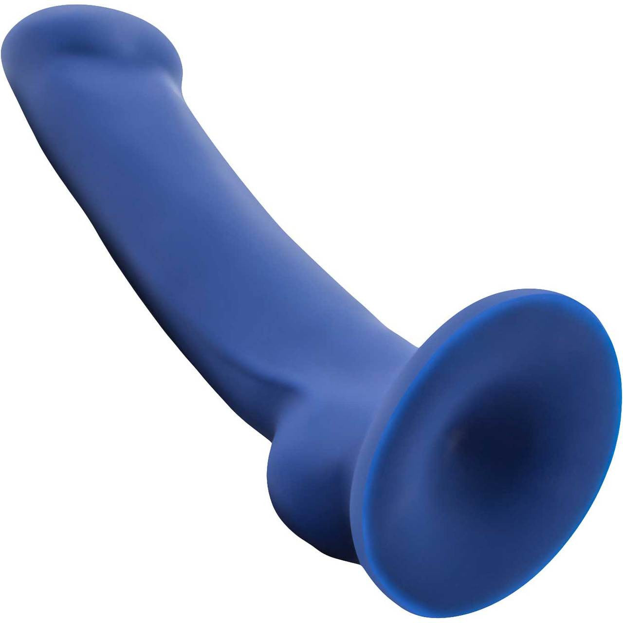 Avant D10 Ergo Mini Silicone Suction Cup Dildo by Blush Novelties - Indigo