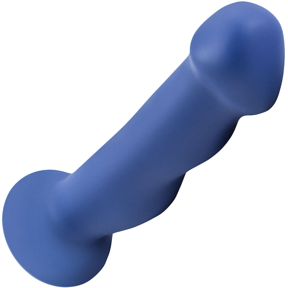 Avant D12 Suko Silicone Suction Cup Dildo by Blush Novelties - Indigo