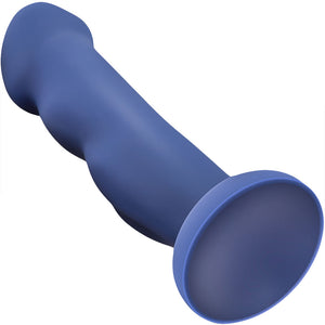 Avant D12 Suko Silicone Suction Cup Dildo by Blush Novelties - Indigo