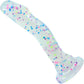 Neo Elite Hanky Panky Glow In The Dark 7.75" Silicone Suction Cup Dildo by Blush - Confetti