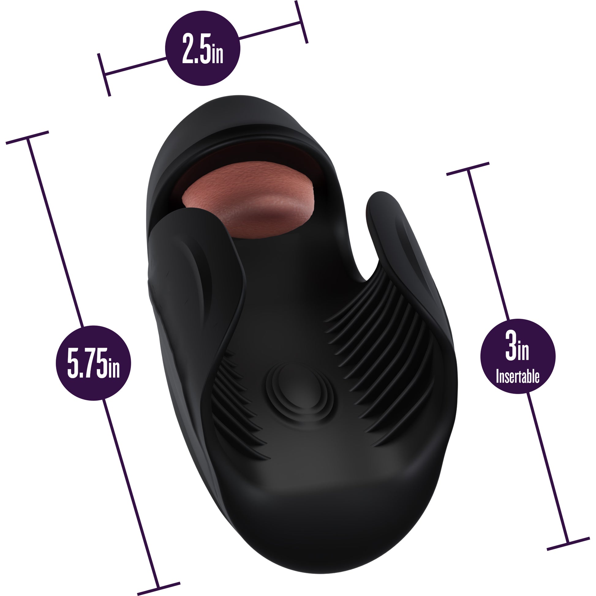 M For Men Lickety Split Rechargeable Vibrating Penis Head Stimulator