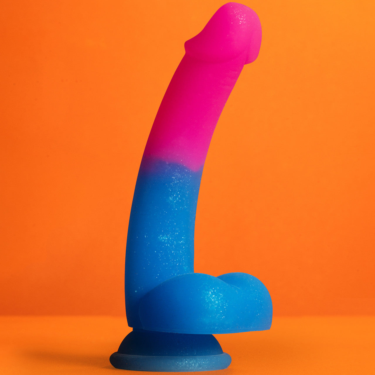 Avant Chasing Sunsets Silicone Suction Cup Dildo With Balls By Blush - Mermaid