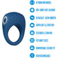 Performance Plus Flex Pro Vibrating Silicone Cock Ring By Blush