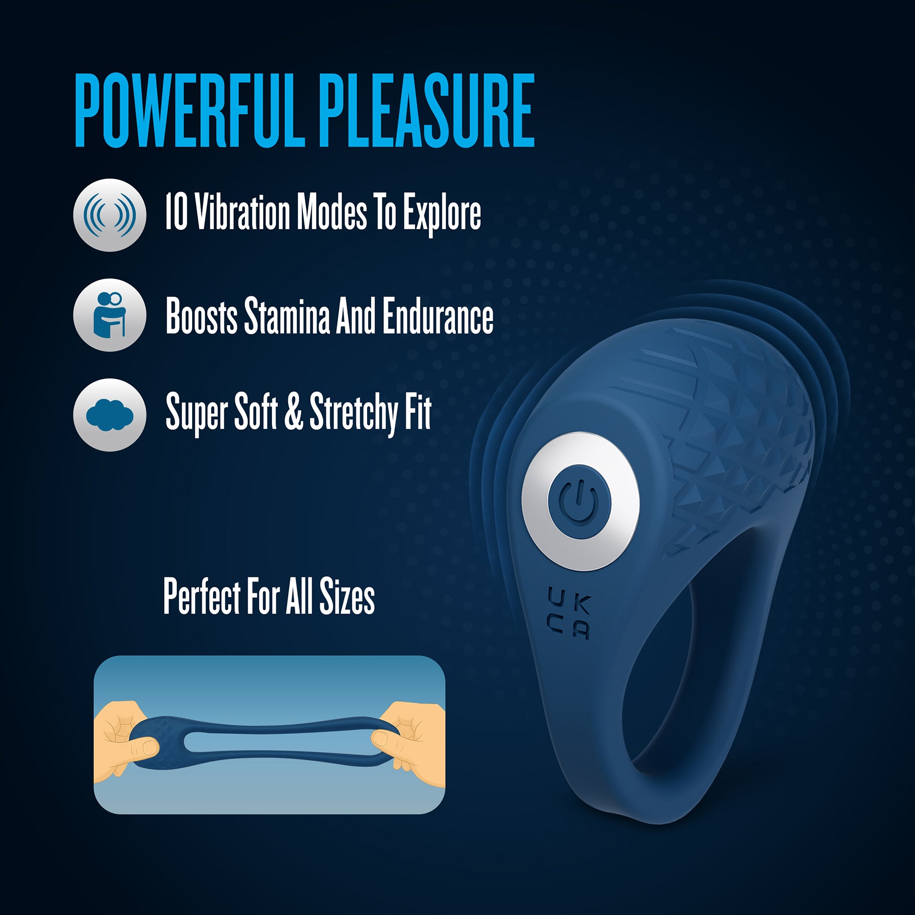 Performance Plus Flex Pro Vibrating Silicone Cock Ring By Blush