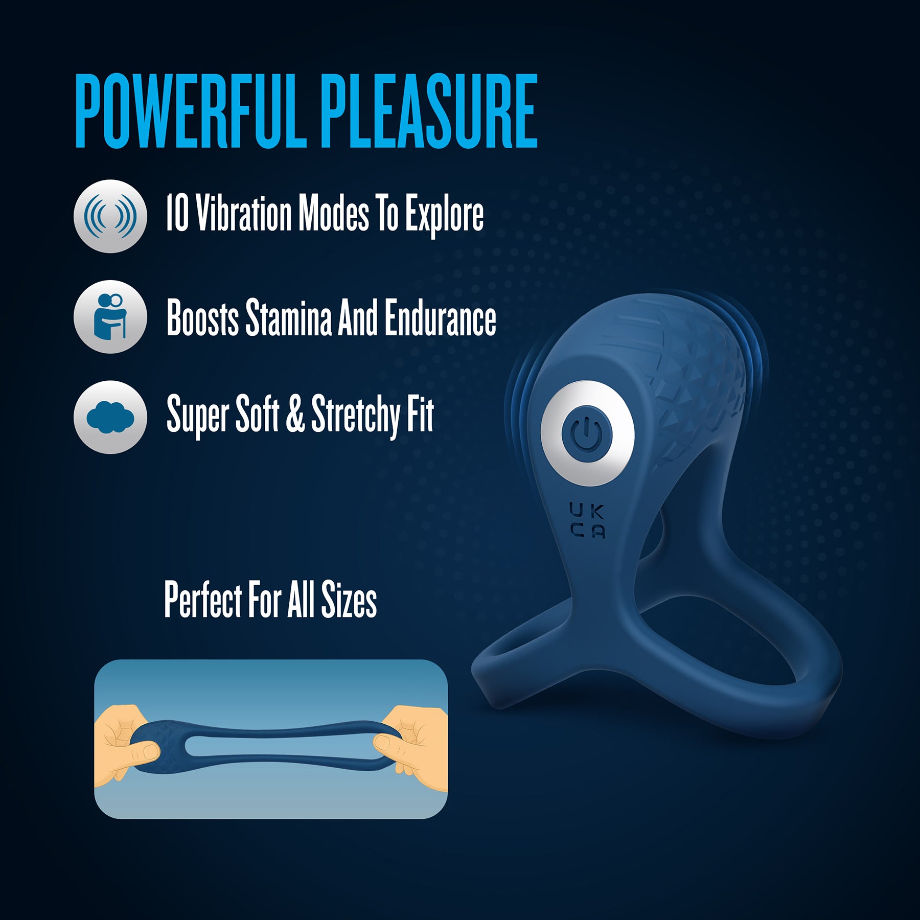 Performance Plus Dual Flex Pro Vibrating Silicone Cock Ring By Blush