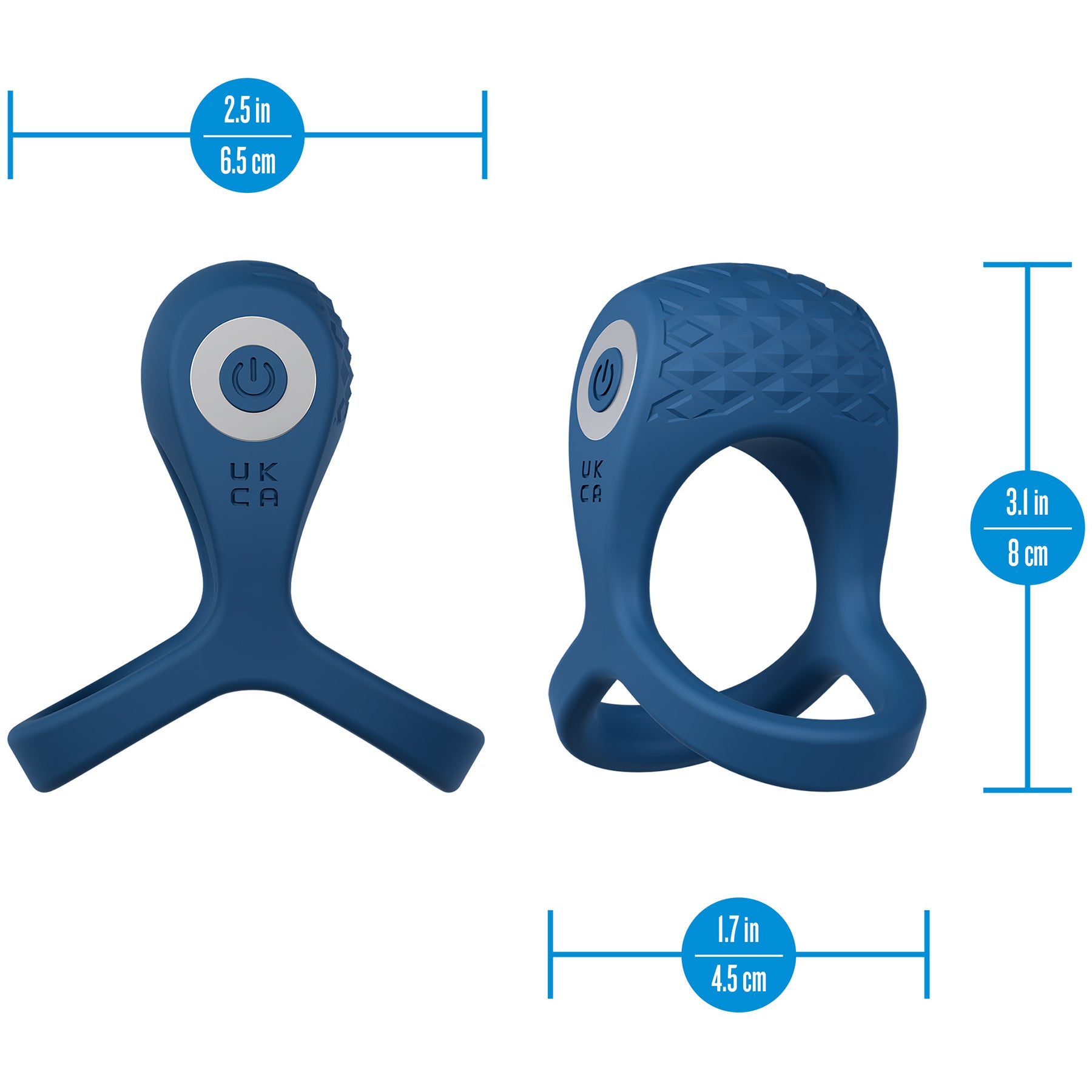 Performance Plus Dual Flex Pro Vibrating Silicone Cock Ring By Blush