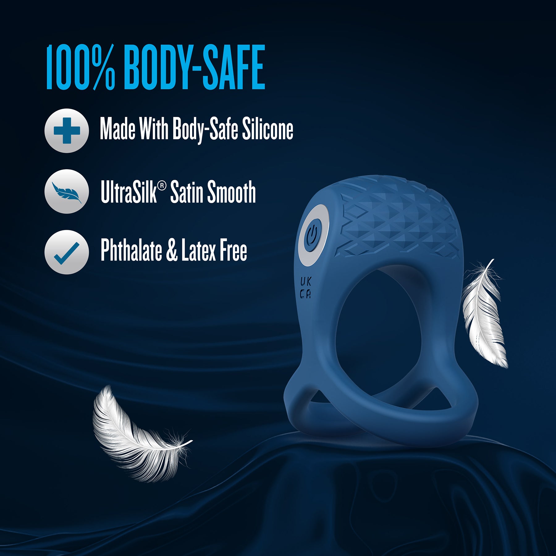 Performance Plus Dual Flex Pro Vibrating Silicone Cock Ring By Blush