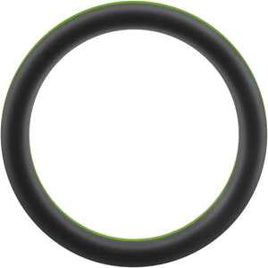 Performance Silicone Go Pro Cock Ring By Blush - Black & Green