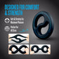 Performance Plus Throttle 3 Piece Silicone Cock Ring Set By Blush