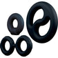 Performance Plus Throttle 3 Piece Silicone Cock Ring Set By Blush