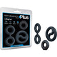 Performance Plus Throttle 3 Piece Silicone Cock Ring Set By Blush