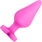 Play With Me Naughtier Candy Heart Silicone Butt Plug By Blush - Ride Me Pink