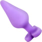 Play With Me Naughtier Candy Heart Silicone Butt Plug By Blush - Fuck Me Purple