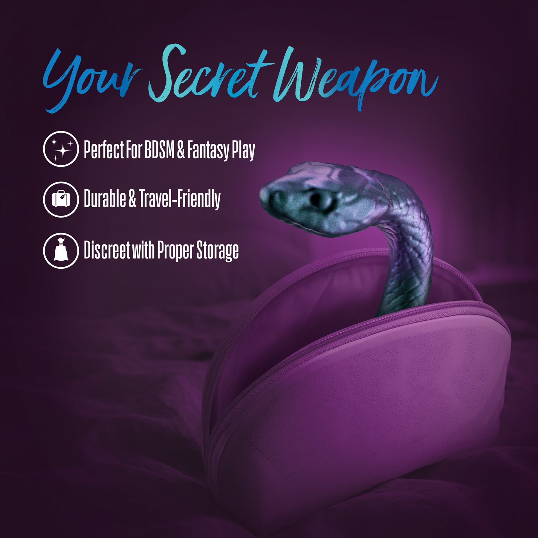 Temptasia Twin Python Silicone Double-Ended Posable Dildo