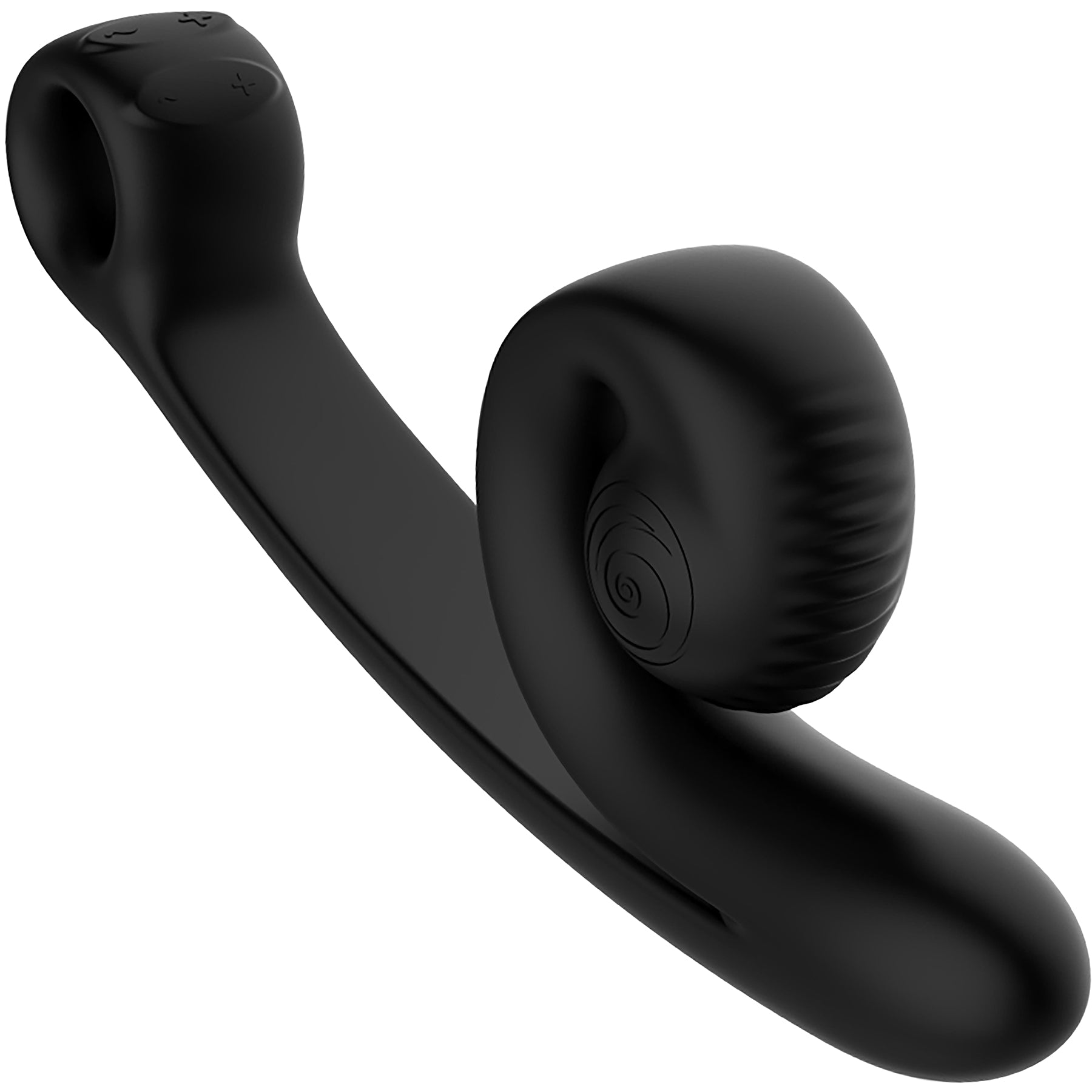 SVibe Snail Curve Dual Stimulator Silicone Vibrator - Black